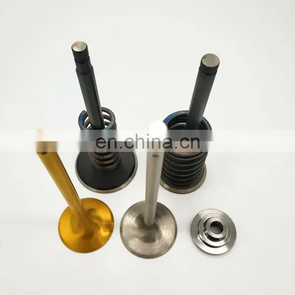 Performance Swirl Polished VR38 VR35 Intake Exhaust Engine Valve for Nissan GT-R 3.8 L VR38DETT Bronze Guides Titanium Retainers photo-2