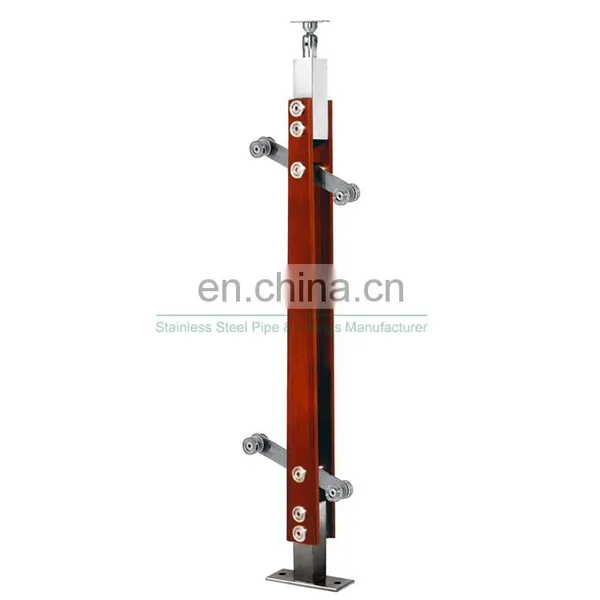 New Design Balcony Stainless Steel Railing Post Glass Balustrade Fittings Supplier In China photo-7