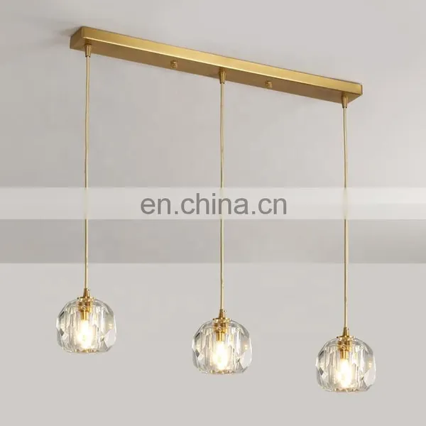 Decoration Luxury Lighting k9 Crystal Lamps Ceiling Chandelier Hanging Nordic Pendant Light photo-6