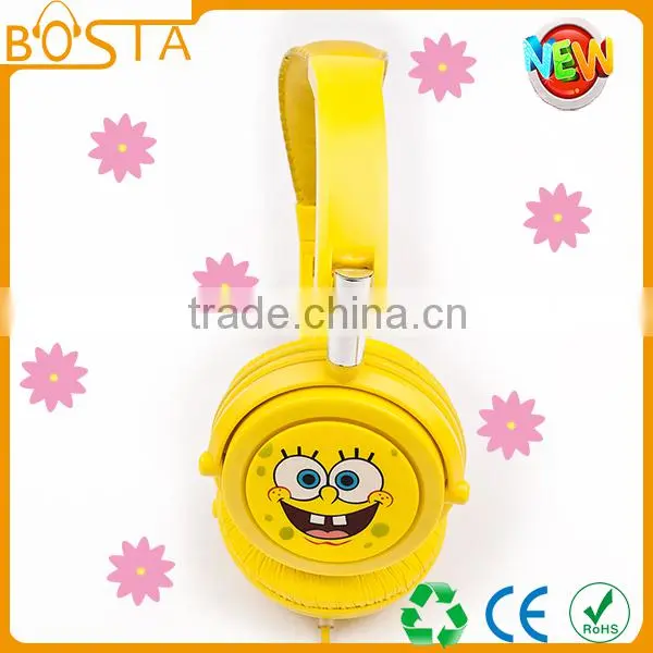 Stereo Best Selling Deep Bass Coolest Fashion Cheap Sponge Bob Headphones for Sales photo-2