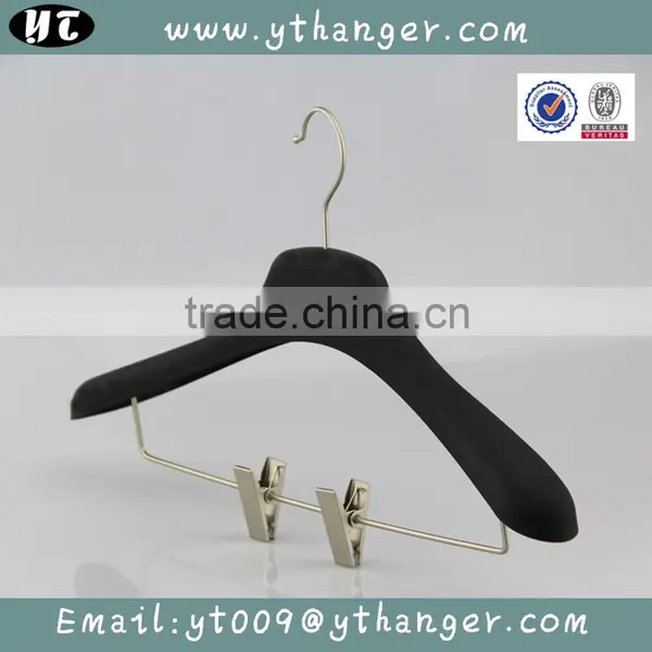 HA7014 Hot Sale New Style Clothes Plastic Suit Hanger With Clips photo-5