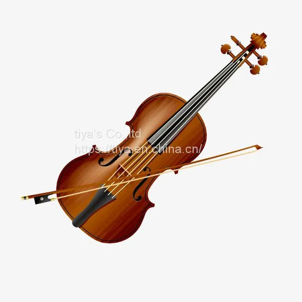 High Quality Antique Style Nice Flamed Ebony Parts Student Violin photo-2