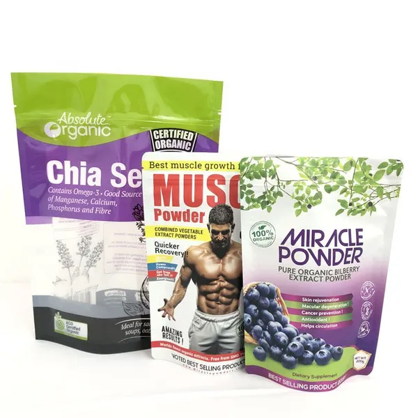 Digital Printing Mylar Aluminum Foil Metallic Flat Heat Seal Bags Storage Bags Pouch for Food Coffee Tea Beans photo-4