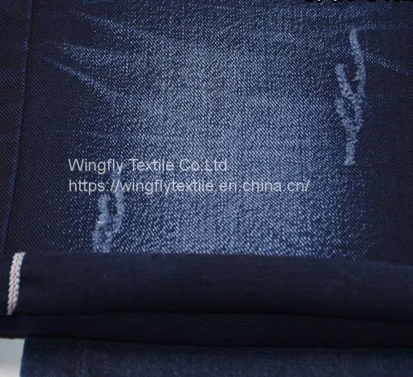 13.3oz Double Indigo Raw Jeans Selvage Denim Factory W285627 photo-3