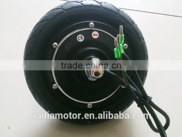 8 Inch Brushless Gearless Electric Scooter Motor Hub Motor Brushless Hub Motor Gearless Hub With Braking Device photo-2