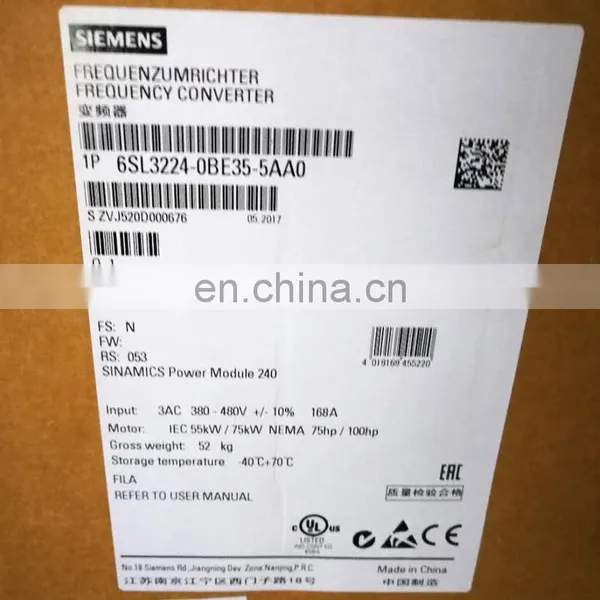 Siemens Sinamics G120 Power Module 6SL3224-0BE35-5AA0 photo-2