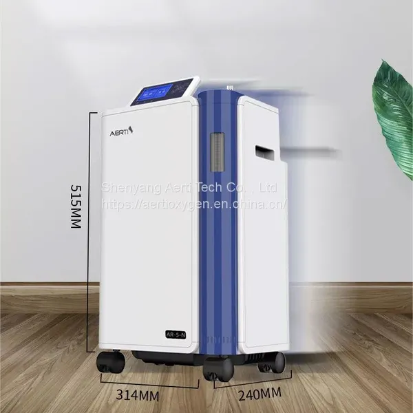 Small 5l Portable Oxygen Concentrator Home Use Oxygen Concentrator photo-3
