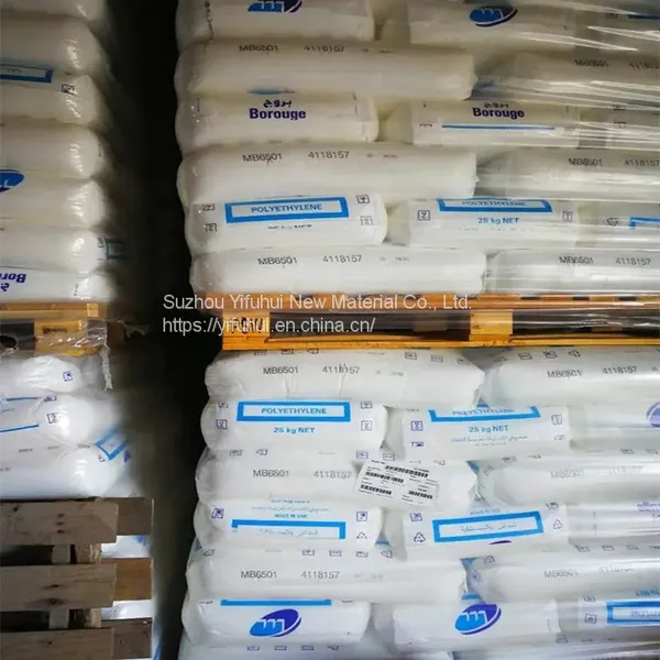 Black High Density Polyethylene HE3488-LS-W HE3490-LS HDPE PE100 Resin for Pressure Pipe photo-4