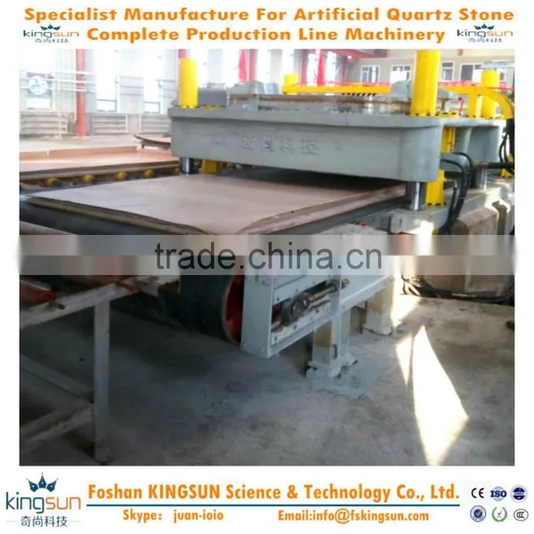 High Output Best Price Quartz Stone Manufacturing Machinery/KINGSUN Man-made Quartz Engineering Stone Making Machine photo-2