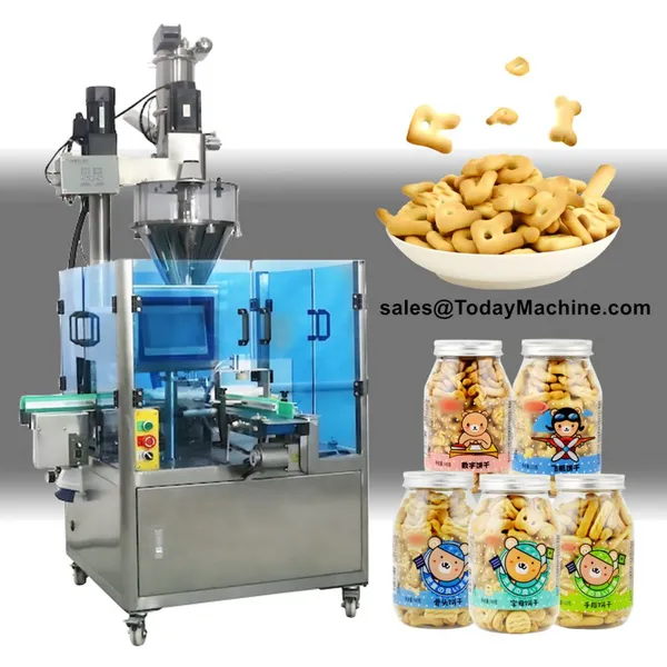 Automatic Bottle Jar Coffee Chili Powder Rotary Filling Weighing Packing Machine photo-4
