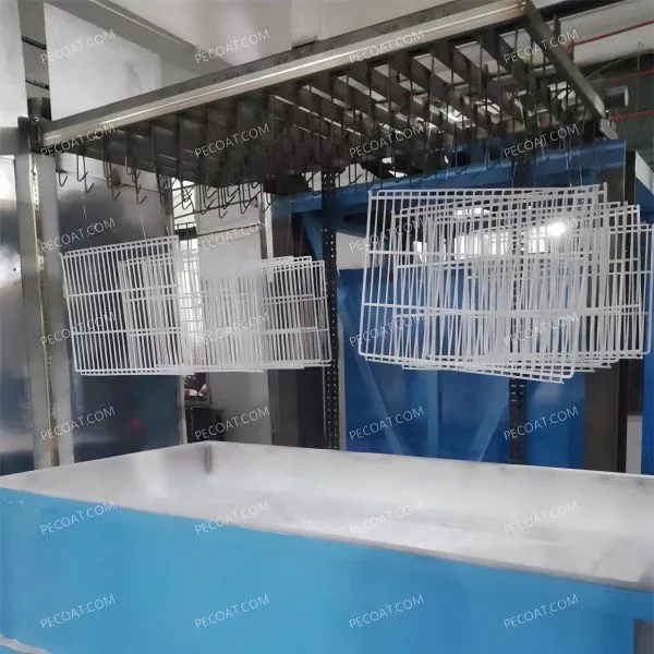 Fluidized Bed Powder Coating System With PLC Control and 10-80μm Coating Thickness