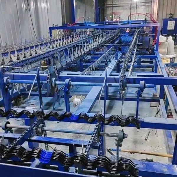 Plastic Dip Coating System for Zigzag Wiggle Wire in Agricultural Netting