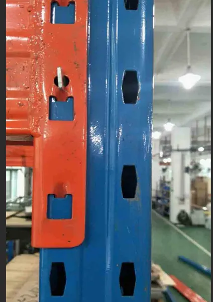 Heavy Duty Steel Pallet Display Metal Warehouse Storage Rack Upright 70*90*2.3mm photo-5