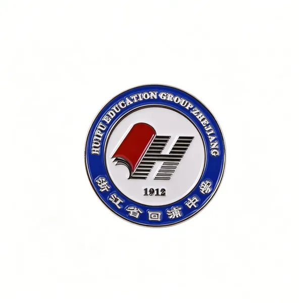 Dharma Wheel Enamel Lapel Pin Custom Logo Metal Brooch Cultural Souvenir Badge photo-2