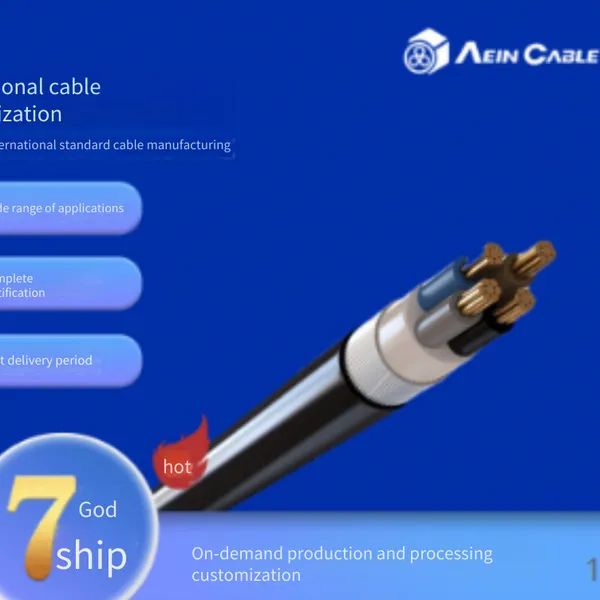 2xrh Xlpe Insulated, Halogen-free Polyolefin Sheathed, 0.6/1kv, 90°c, Tuv German Standard Certified Cable