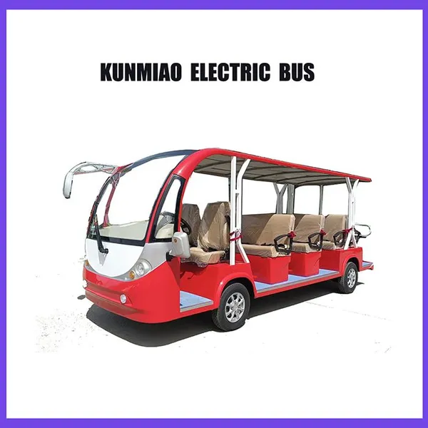 Kunmiao 4000W Electric Bus High Quality Electric Sightseeing Bus Without Door photo-3