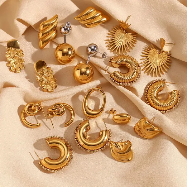 Stainless Steel Drop Earrings Wholesale for Jewelry Wholesale: 304 Grade, Lead & Nickel Free, Gift Box Included photo-5