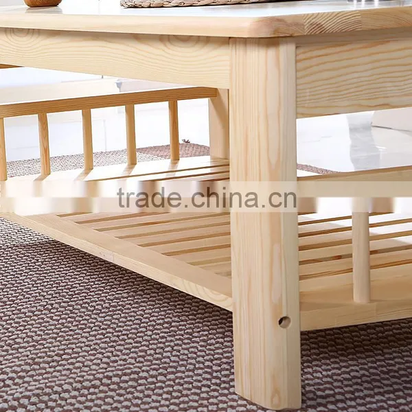 Solid Wood Furniture Wooden Coffee Table Design,pine Wood Table photo-4