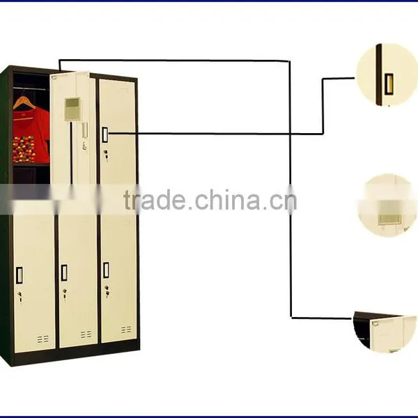 Primary School Library Furniture Doube Tier Lockers Comic Book Storage Cabinet photo-5