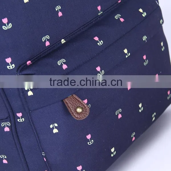 New Product Japanese Style Simple Freshleather Laptop Bag photo-3