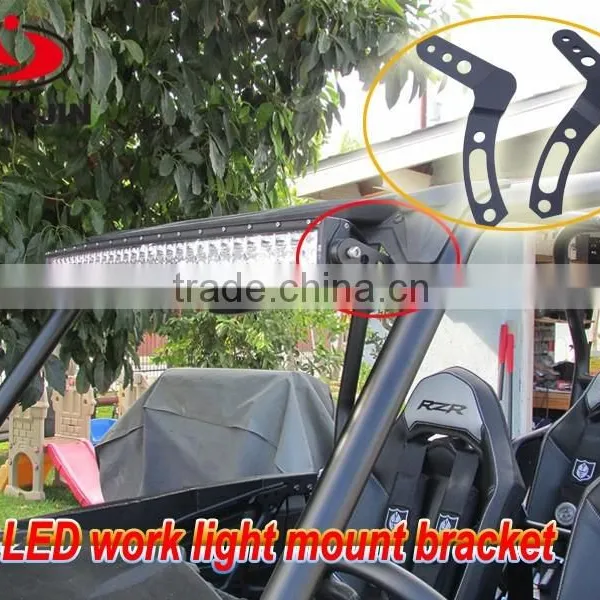For Polaris RZR XP1000 30" in Straight or Curved LED Light Upper Roll Bar Brackets Direct Fit