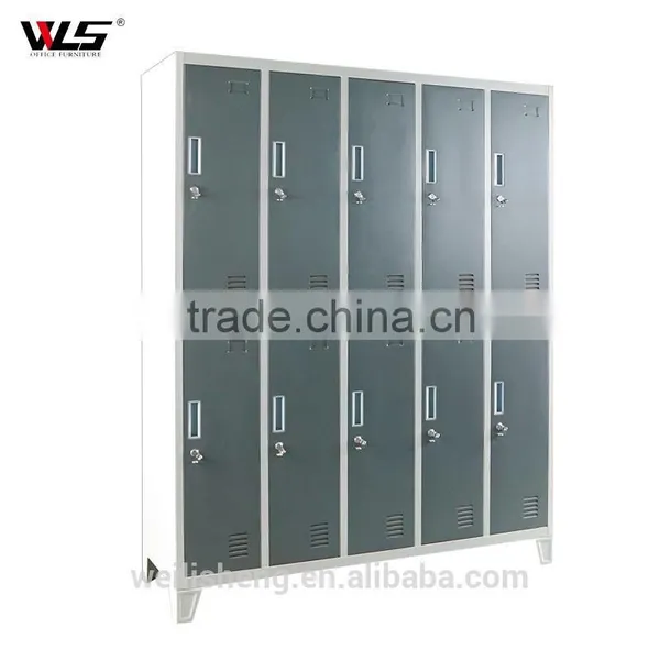 Gym Clothing Bathroom Used Storage Cabinets 10 Door Steel Locker/gym Locker photo-2