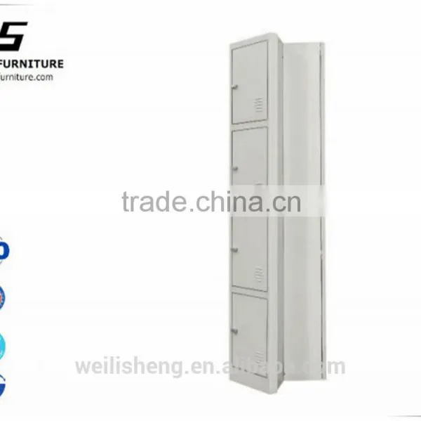 Four-door Foldable Steel Clothes Cabinet in China