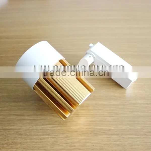 2015 Golden Color Wholesale Track Light Lamp Spotlight With Warm White Pure Cold White Color photo-4