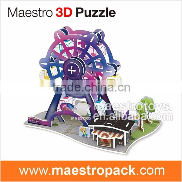49PCS Playground Model FERRIS WHEEL 3d Puzzle