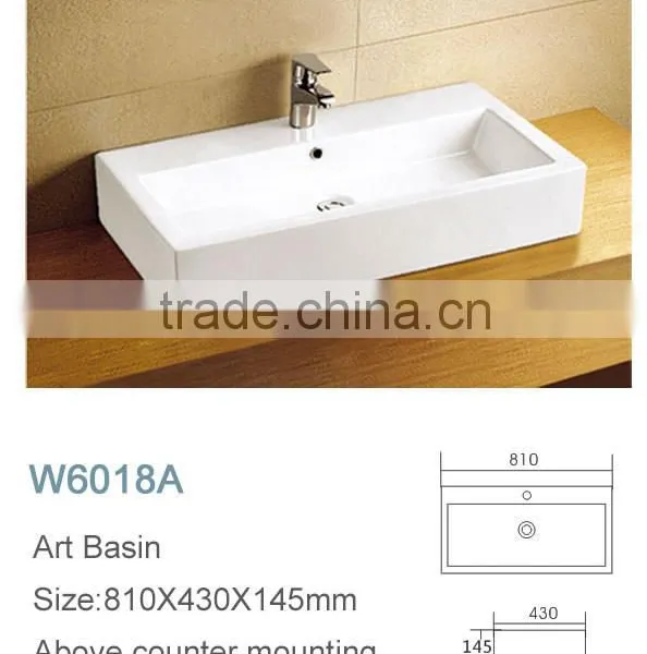 Best Selling Bathroom Design Sanitary Ware Art Basin photo-2