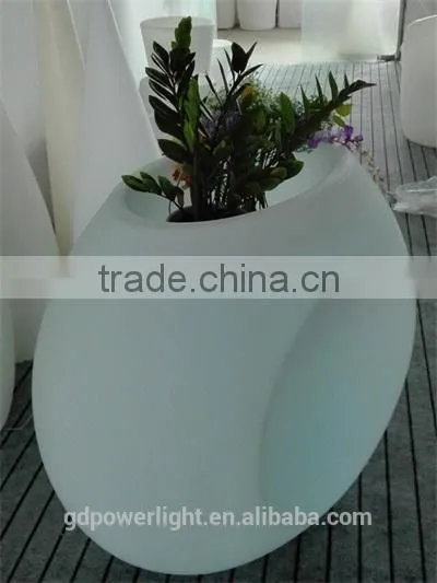 New PE Plastic Flowerpot With LED Lights & Lighting YXF-11090 photo-2