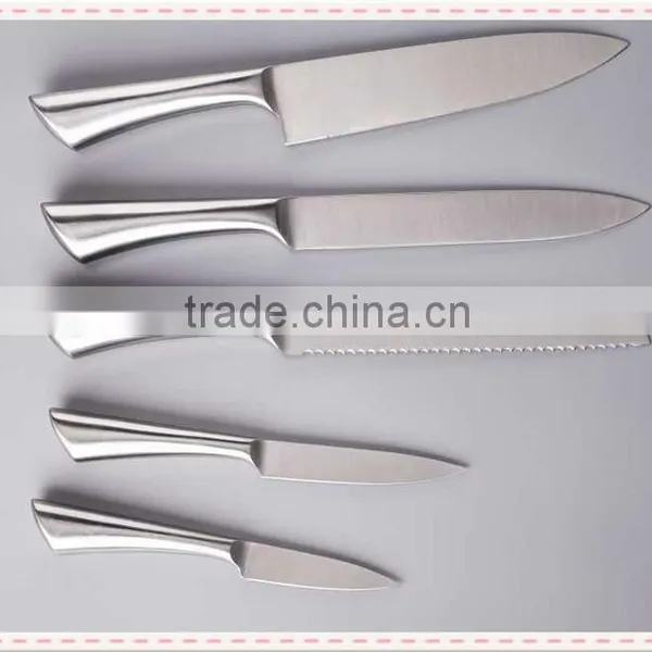 5 PCS Stainless Steel Kitchen Knife Set photo-2