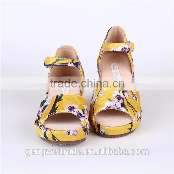2015 Hot Fashionable Kids Shoes Princess Dress Up Shoes Slipsole Sandal For Girls photo-3