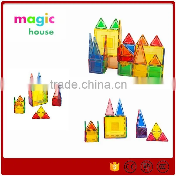 Toys Plastic Magnetic Building Blocks for Kids Magnetic Construction Set