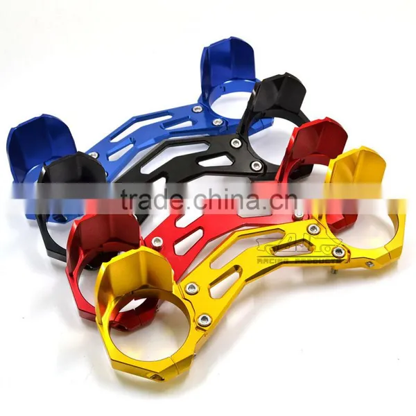 BJ-FFC-002 Custom CNC Aluminum Street Bike Front Forks Clamp for Yamaha R3 R25 photo-6