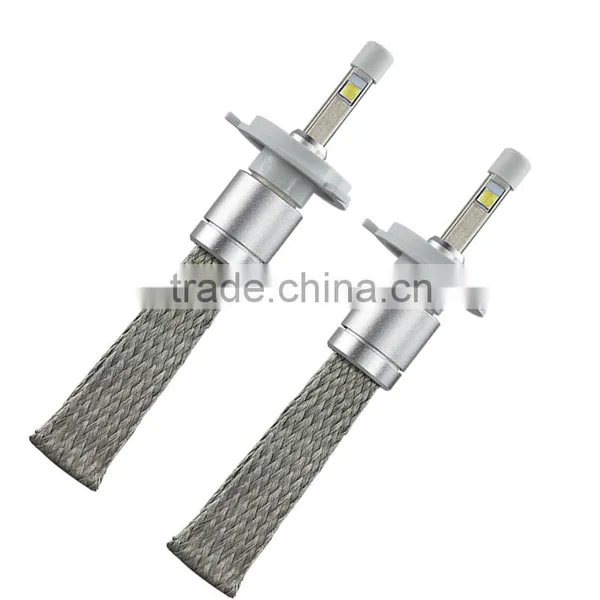 Car Part R3 H4 High Low Beam 12v 24v Led Headlight 40w 4800lm High Power Led Headlight With Red Copper Heat Dissipation photo-2
