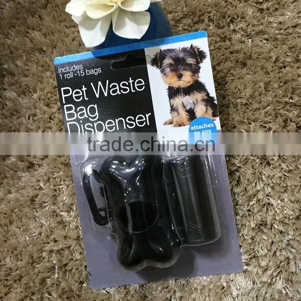 Recyclable Dog Poop Bag Dispenser and Disposable Refills