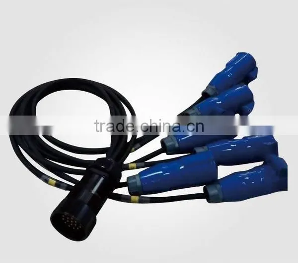 socapex fan-out power extension cable to 16a cee plugs