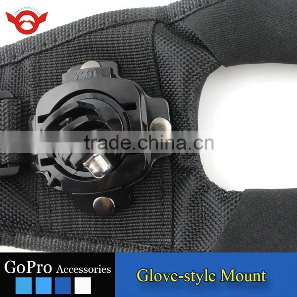 Wholesale Factory Price 360-degree Rotation Glove-style Mount for GoPro Hero 2/3/3+/4/4 Gopro Accessory Camera Accessories GP01 photo-5