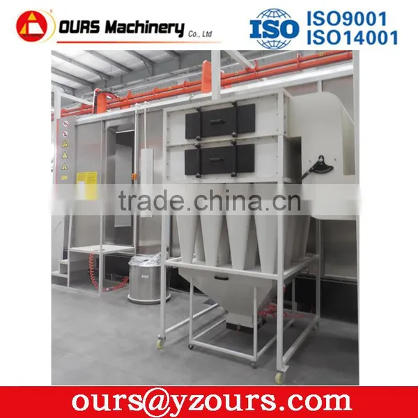 Electrostatic Powder Coating Booth Type Iron, Steel, Aluminum Substrate Powder Coating Line photo-3