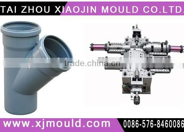 plastic y pipe fitting pvc injection mould,pvc pipe injection moulding