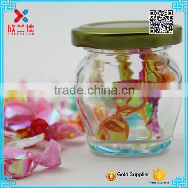 HOT Mini Small and Large Airtight Fancy Storage Clear Glass Candy Jar photo-6