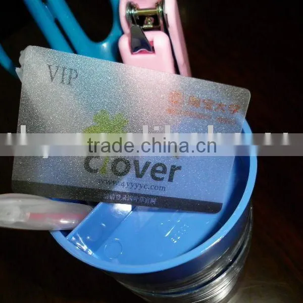 High Quality Partial Transparent Name Cards Sample Free