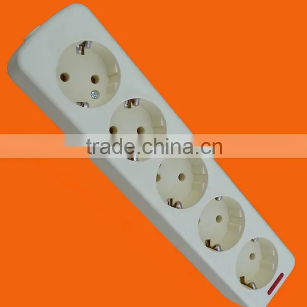European Style 3 Way Power Extension Socket With Earth (E5003E) photo-5