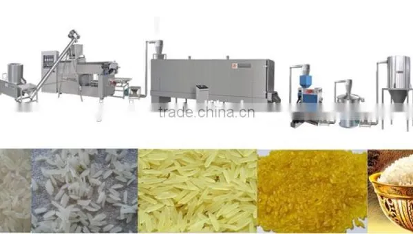 Single Screw Extruder Automatic Nutritional Rice Processing Machinery photo-2