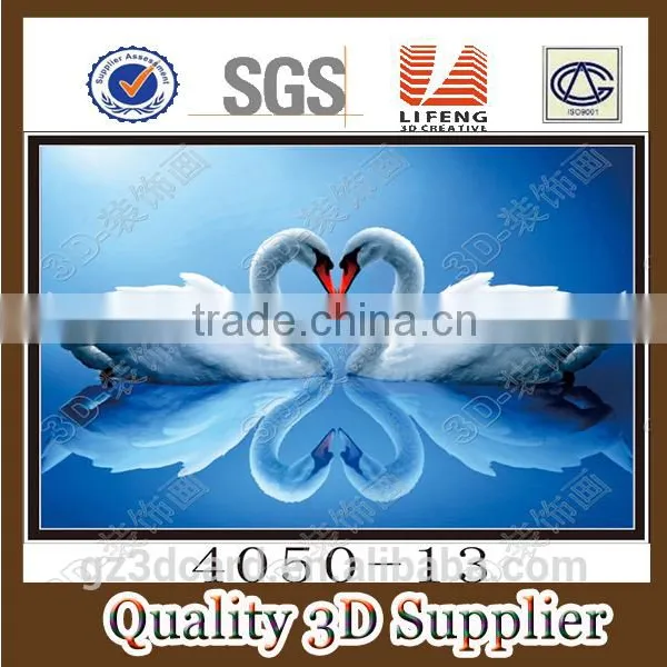 2016 Custom Plastic Moving Lenticular 3D Picture With Lake From China Factory photo-5