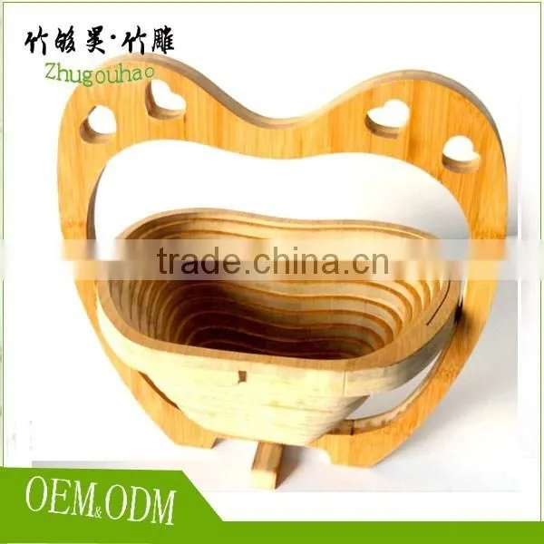 Environmental Protection Vegetable Basket Made by Wooden photo-5