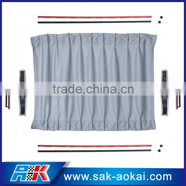 Luxury Thick Car Side Window Curtain, Aluminum Rails Car Sunshade photo-5