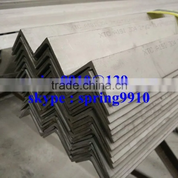 HOT ROLL & PICKLED STAINLESS STEEL ANGLE BAR IN GRADE 304 ACCORDING TO ASTM A484 photo-2
