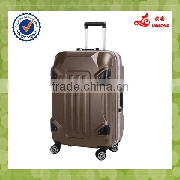 Different Colors China Supplier Eminent Aluminum Trolley Beauty Case PC Luggage Set photo-6
